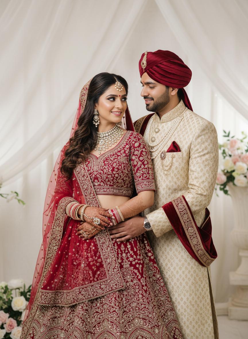 Wedding Couple Portrait